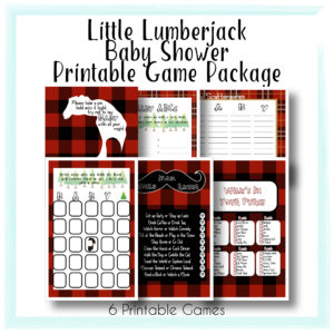 little lumberjack baby shower feature graphics Game Set 1